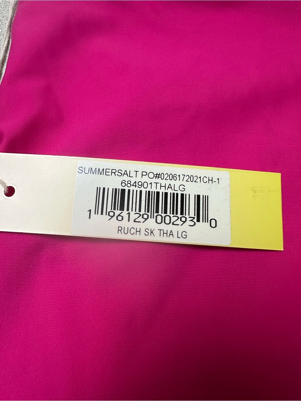 NEW Summer salt Swim Skirt Coverup Hot Pink. Size large. - Picture 11 of 13
